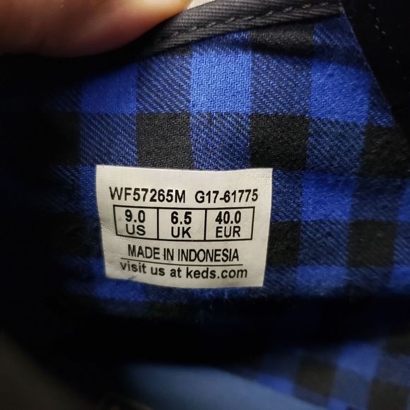 KEDS Scout Splash Ankle Boots Black Round Toe Lace Rain Duck WF57265M Women's 9 - Picture 9 of 9